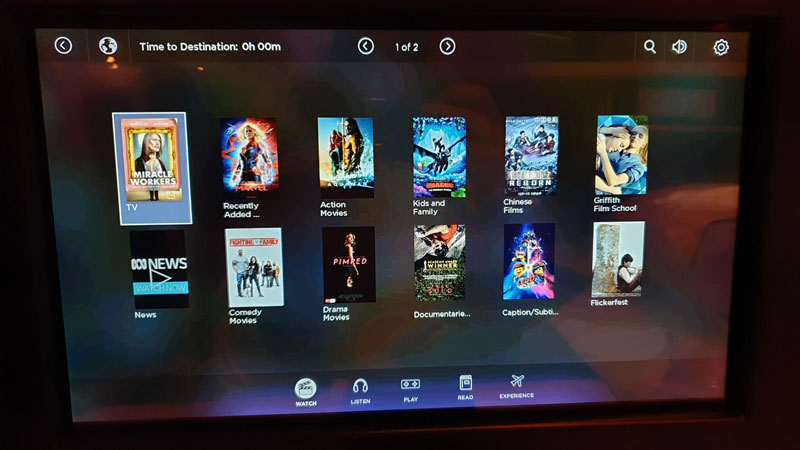 Entertainment options