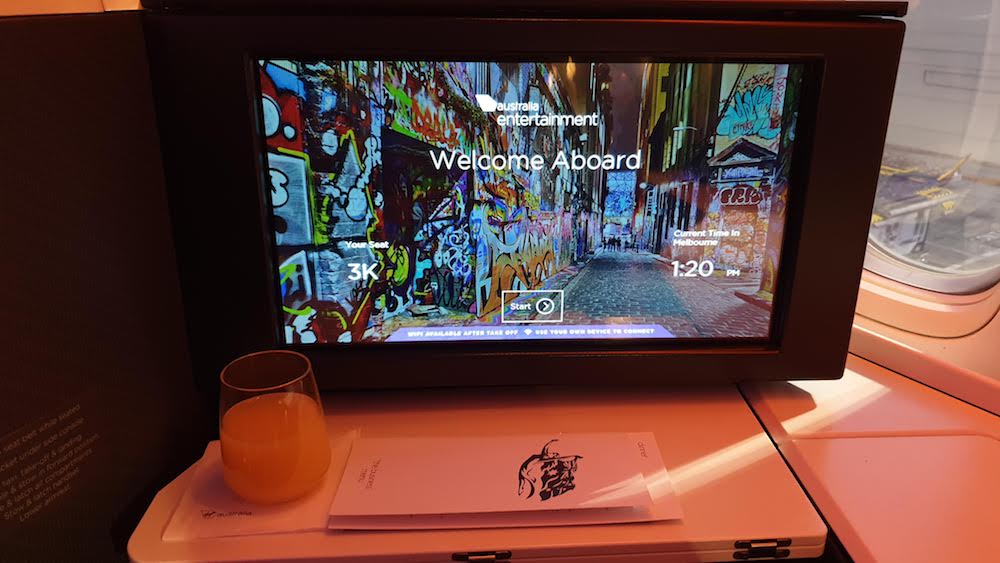 Virgin 'The Business' Welcome Drink