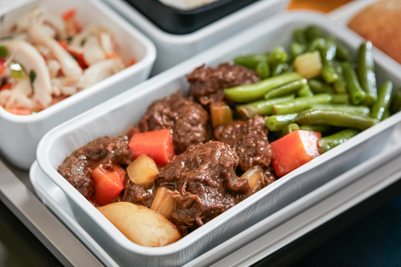 Braised Beef in Red Wine with Green Beans