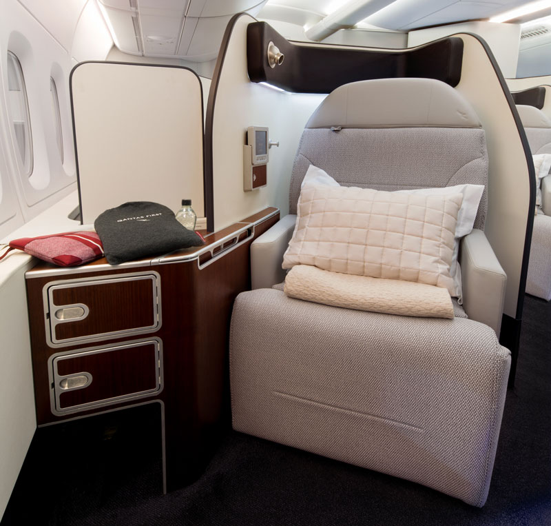 Qantas updated First Class Seat