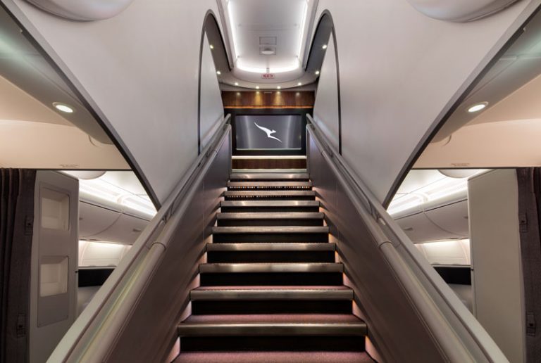 The Qantas upgraded A380