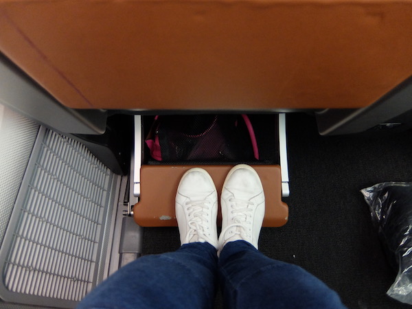 Qantas Premium Economy Footrest