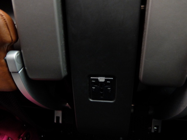 Qantas Premium Economy Power Socket