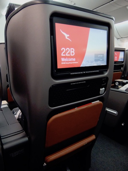 Premium Economy Seatback