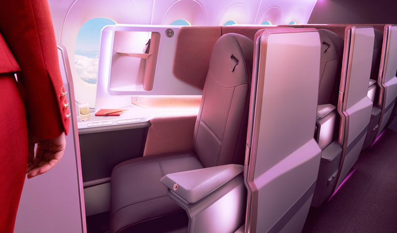 Virgin Atlantic New Business Class Cabin