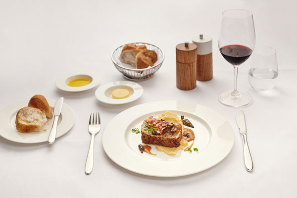 First Class - Meat Love - meatloaf with morel sauce