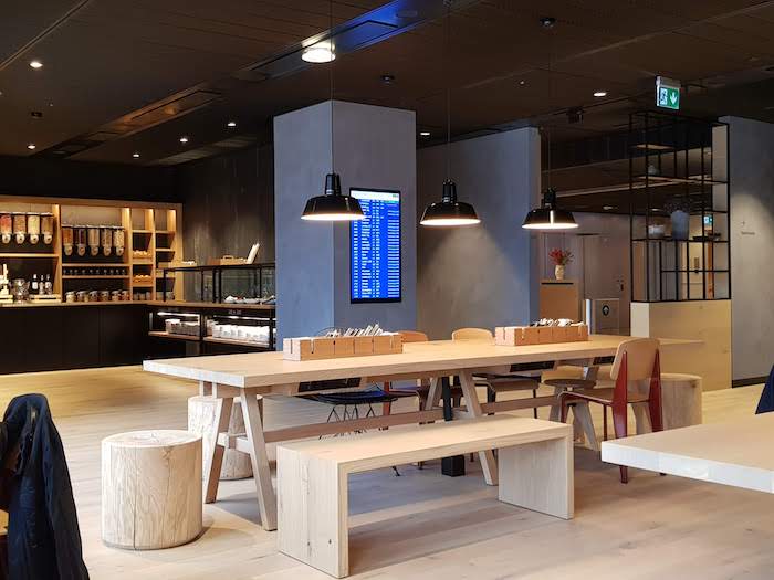 Dining Seating In the SWISS Alpine Lounge