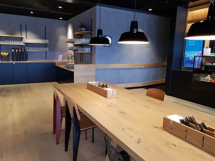 Dining Seating In the SWISS Alpine Lounge