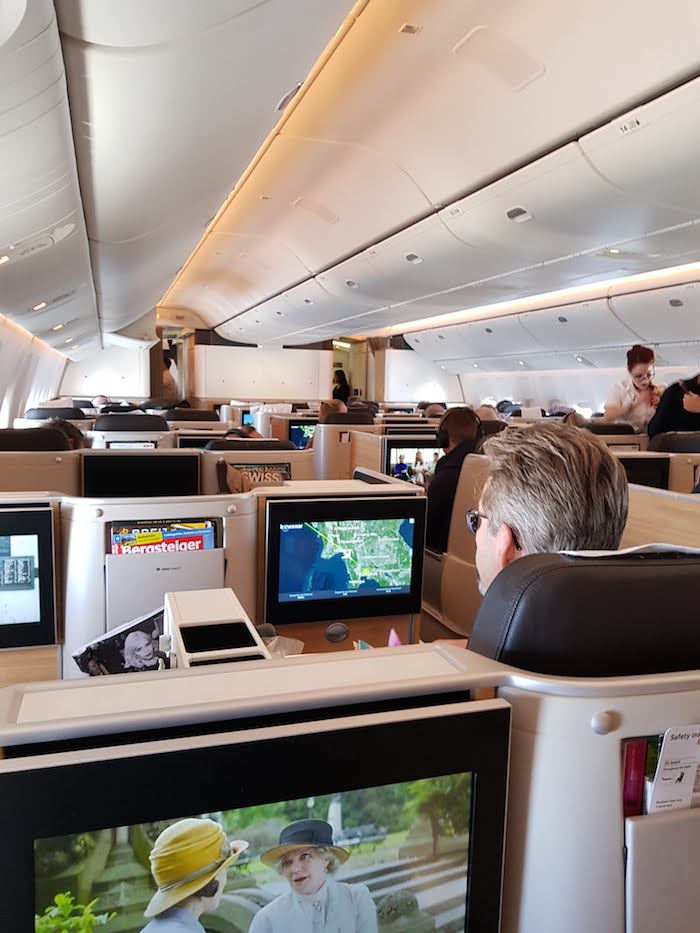 SWISS Business Class Cabin