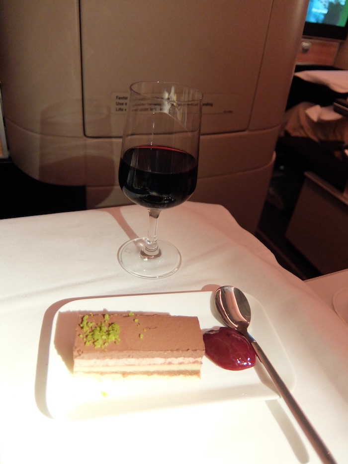 SWISS Business Class Dessert
