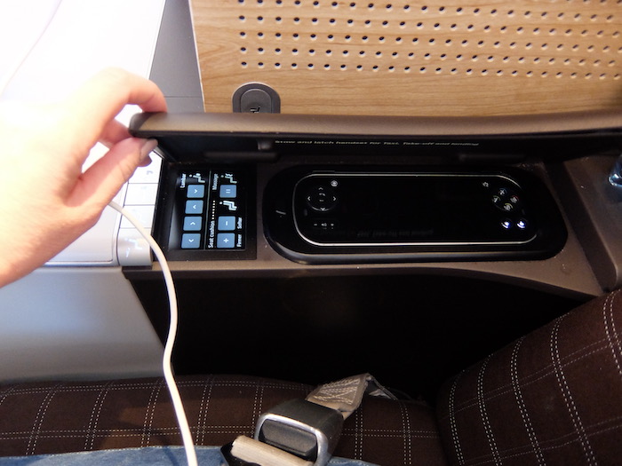 SWISS Business Class Throne remote control