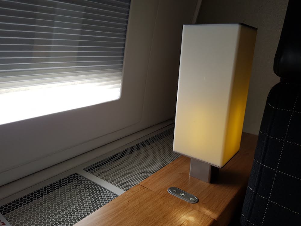 SWISS First Class Suite Lamp with dimmer control