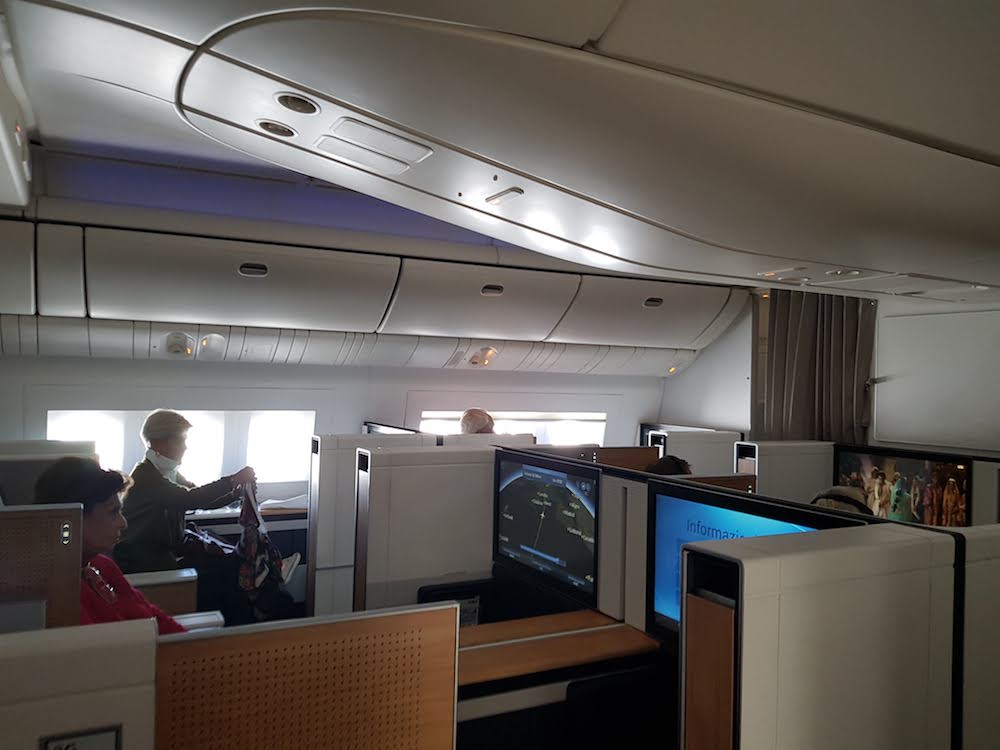 SWISS First Class Cabin