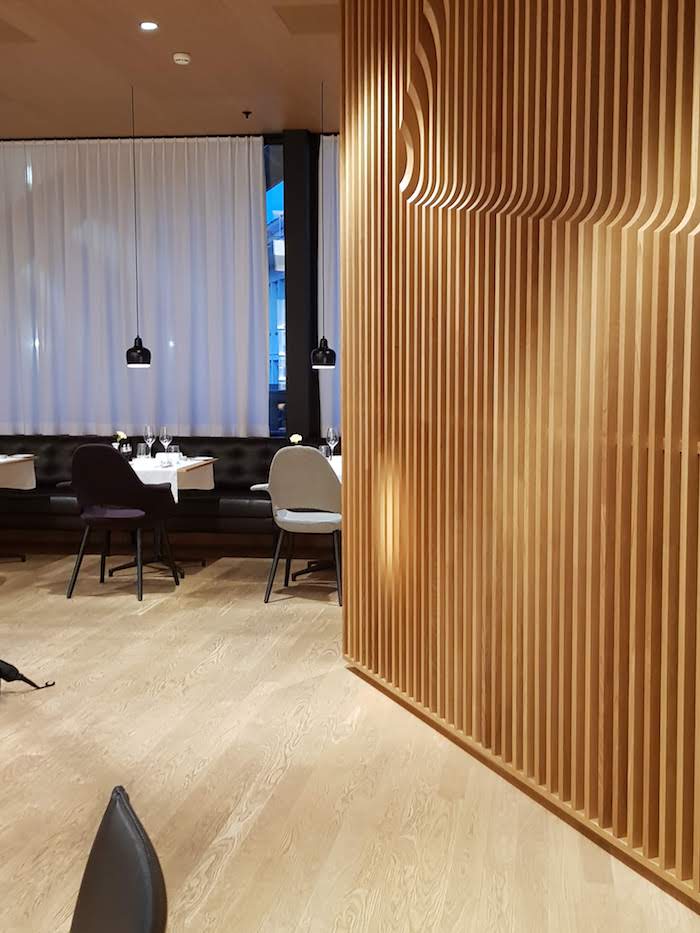 SWISS First Class Lounge Dining Tables