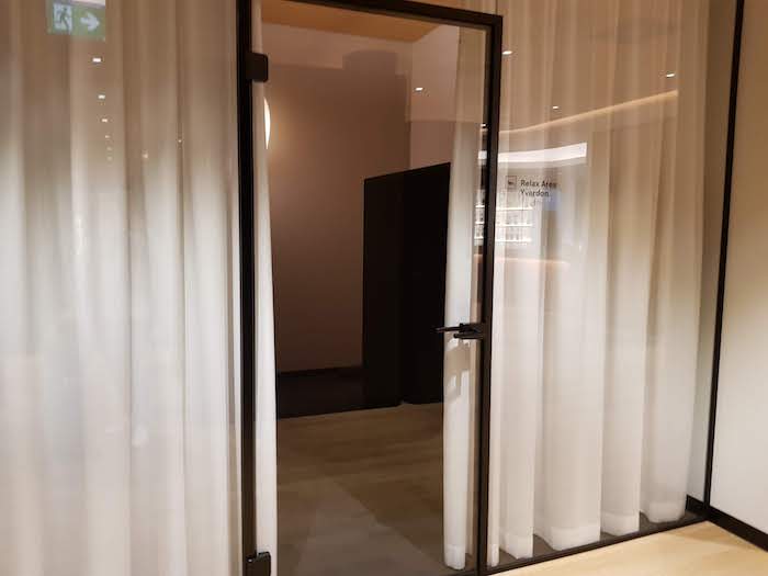 SWISS First Class Lounge Relaxation Area