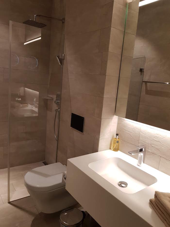 SWISS First Class Lounge Shower Suite