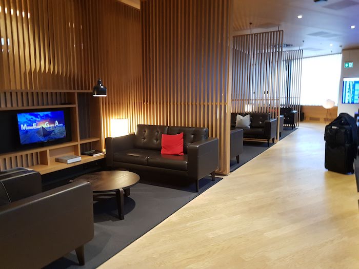 SWISS First Class Lounge TV Rooms