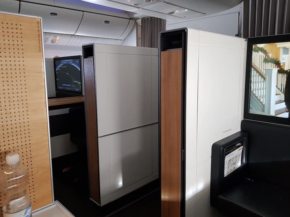 SWISS First Class Suite with door open