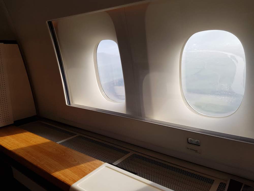 SWISS First Class Windows