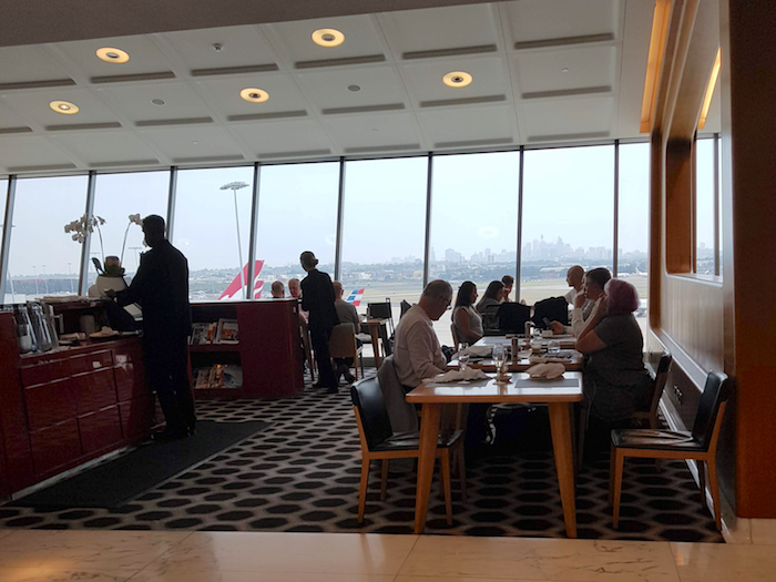 Views from the Qantas First Lounge