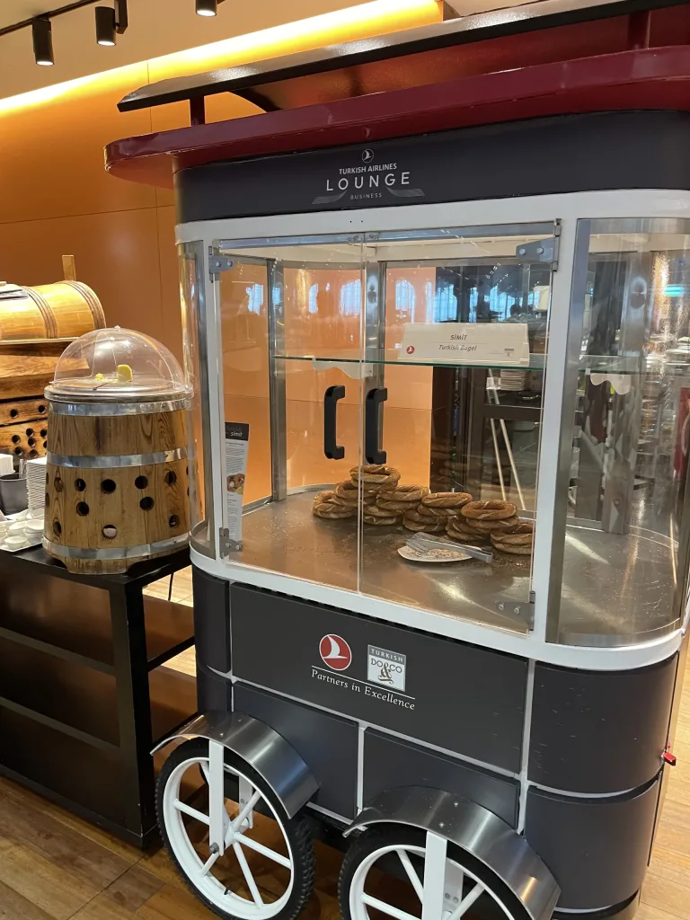 Turkish Airlines Lounge Pretzels
