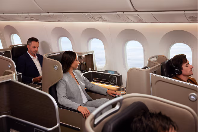 Qantas Business Class