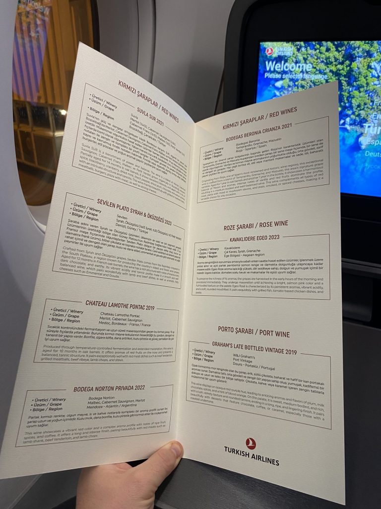 Turkish Airlines Business Class A350