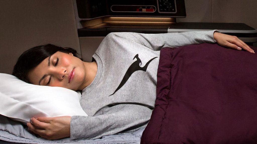 Qantas Business Class